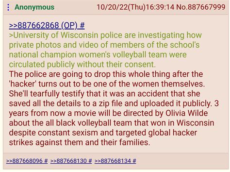 According to Newsone, the University of <b>Wisconsin</b> women’s <b>volleyball</b> team’s graphic locker room images were released earlier this week. . Wisconsin volleyball leak forum